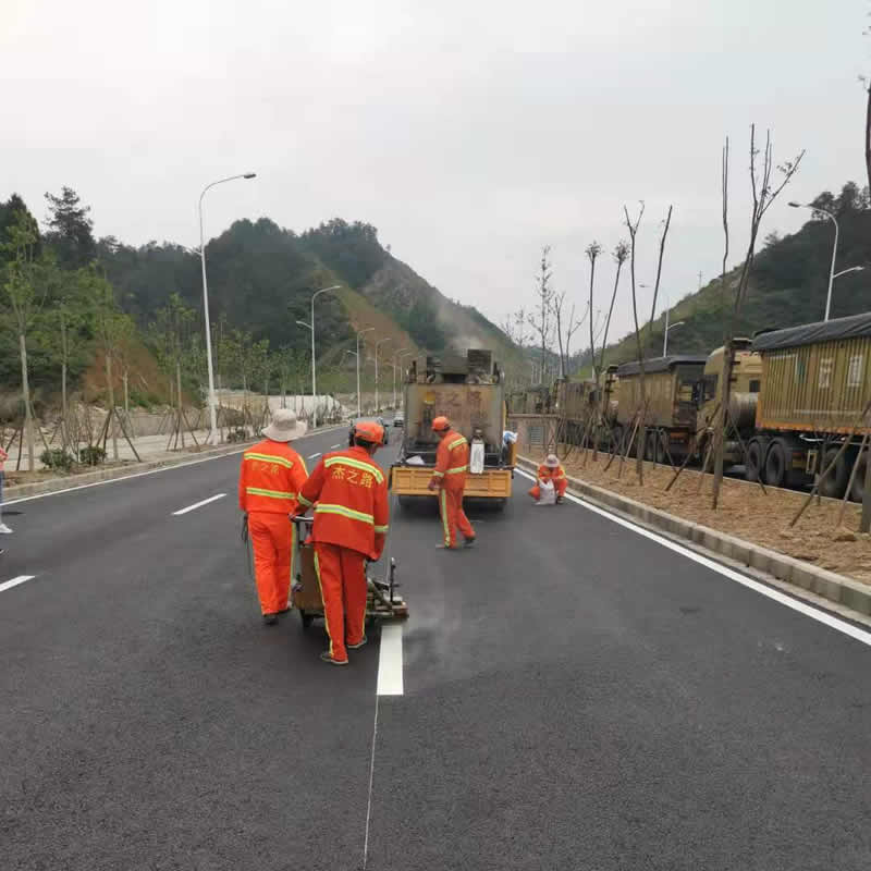 一级路标线施工